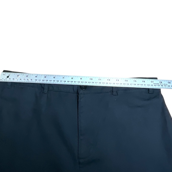 OLD NAVY Cotton Spandex Blend Black Wide Leg Cropped Pants 4 Pocket US Sz 14 - Picture 5 of 9